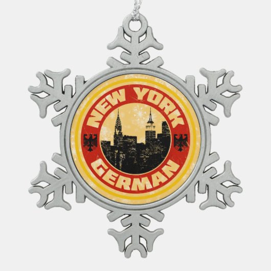 New York German American KerstTree Ornament (Voorkant)