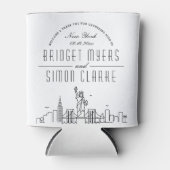 New York gestileerd | Koelbox bruiloft Blikjeskoeler (Voorkant)