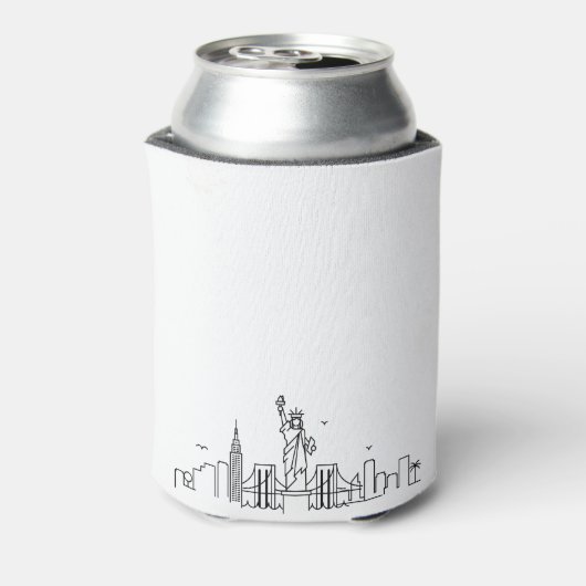 New York gestileerd | Koelbox bruiloft Blikjeskoeler (Blikje Achterkant)