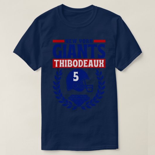 New York Giants Thibodeaux 5 Amerikaans T-shirt (Design voorkant)