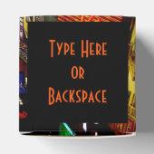 New York Gift Box Gepersonaliseerde Times Square B Bedankdoosjes (Bovenkant)