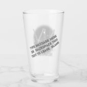 New York Glasses - Gepersonaliseerde New York Souv Glas (Achterkant)