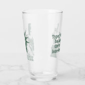 New York Glasses - Gepersonaliseerde New York Souv Glas (Links)