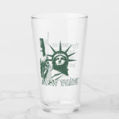 New York Glasses - Gepersonaliseerde New York Souv Glas (Voorkant)