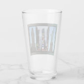 New York Glasses - Gepersonaliseerde New York Souv Glas (Achterkant)