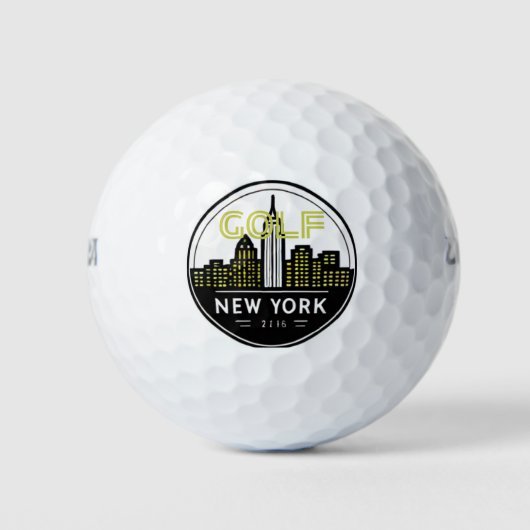 NEW YORK GOLF GOLFBALLEN (Voorkant)