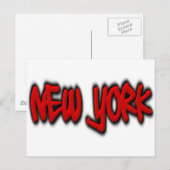 New York Graffiti Briefkaart (Voorkant / Achterkant)