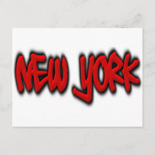 New York Graffiti Briefkaart
