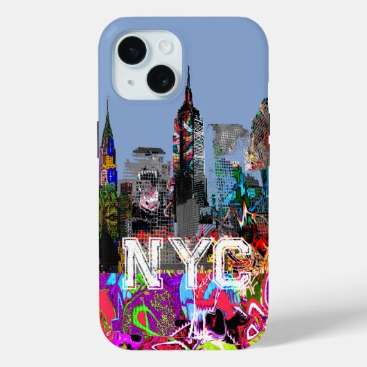 New York graffiti Case-Mate iPhone Case (Achterkant)