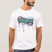 New York Graffiti-ontwerp T-shirt (Voorkant)