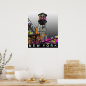 New York graffiti posters (Keuken)