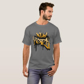 New York Graffiti Straat T-shirt (Voorkant volledig)