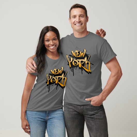 New York Graffiti Straat T-shirt (Unisex)