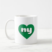 New York green hart - Ik hou van alles Koffiemok (Links)