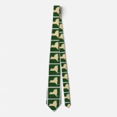 NEW YORK GREEN STROPDAS (Voorkant)