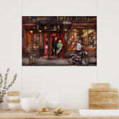 New York - Greenwich Village - Three Lives Books Poster (Keuken)
