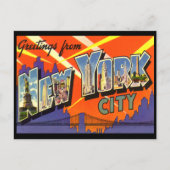 New York Groeten Briefkaart (Voorkant)