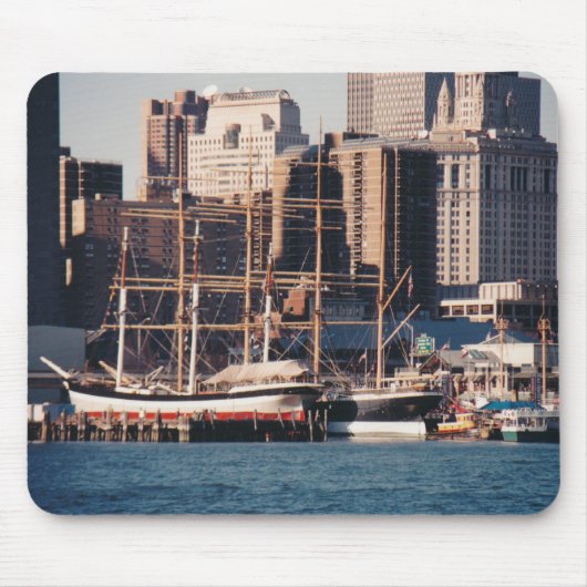 New York grote schepen mousepad Muismat (Voorkant)