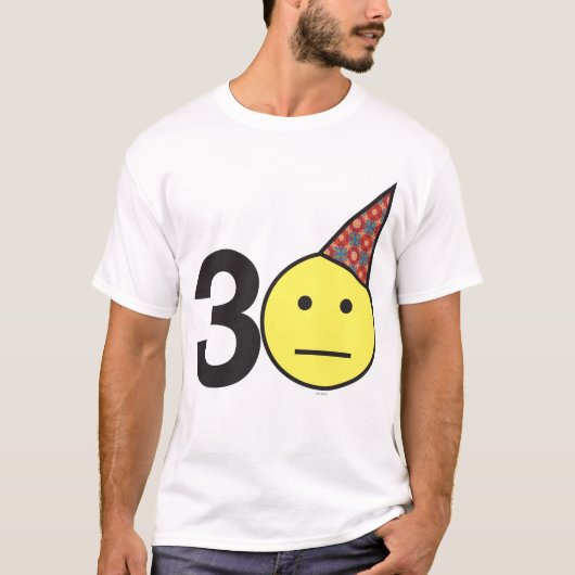 NEW YORK GUY: BIRTHDAY T -30 T-SHIRT (Voorkant)