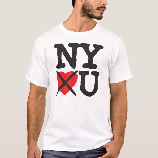 New York haat je T-shirt (Voorkant)
