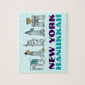 New York Hanukkah Chanukah NYC Jewish Holiday Legpuzzel (Verticaal)