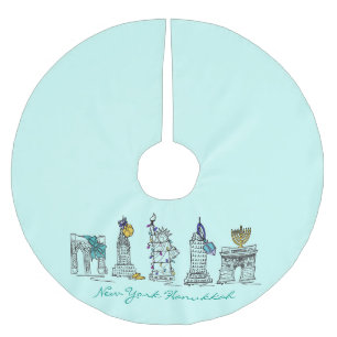 New York Hanukkah NYC Chanokah Joodse Holiday Kerstboom Rok