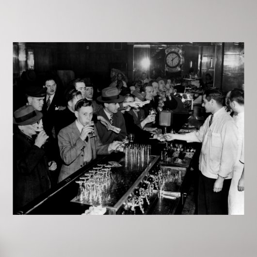 NEW YORK HAPPY UUR 1946 POSTER (Voorkant)