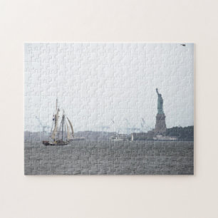New York Harbour in Fog puzzle Legpuzzel