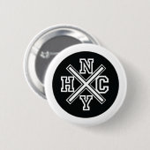 New York Hardcore Ronde Button 5,7 Cm (Voorkant /achterkant)