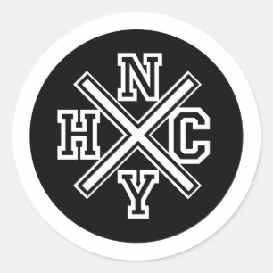 New York Hardcore Ronde Sticker