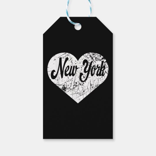 New York Heart Cadeaulabel (Achterkant)