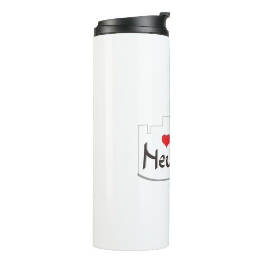 New York, Heart, Manhattan, Cool Thermosbeker (Gedraaid links)