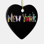 New York Heart Ornament (Rechts)