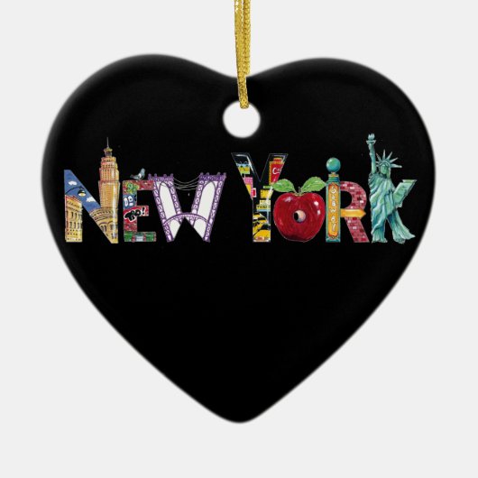 New York Heart Ornament (Voorkant)