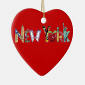 New York Heart Ornament (Rechts)