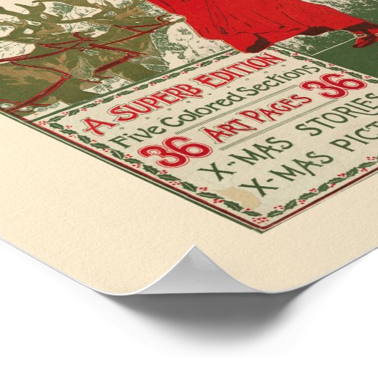  New York Herald Christmas Edition Poster (Hoek)