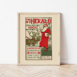 New York Herald Christmas Edition Poster<br><div class="desc">The New York Herald; XMAS-nummer (1896) | Deze The New York Herald-illustratie uit december 1896, ontworpen door Louis Rhead, heeft een charmante vintage kerstscène met de kerstman en zijn rendieren. Het kunstwerk legt de magie van het vakantieseizoen vast met een levendig, feestelijk ontwerp. Rhead's gedetailleerde versiering, rijke kleurenpalet en klassieke...</div>