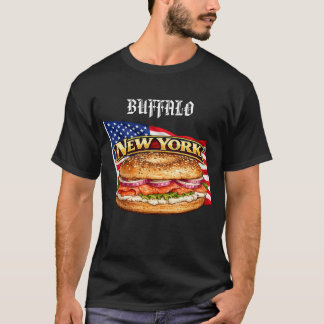 New York Heren Donkere T-shirt