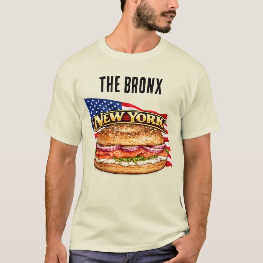 New York Heren T-Shirt (Voorkant)