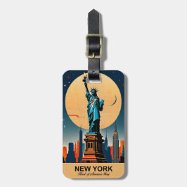 New York: Het Bagagelabel van het verhaal van Hear