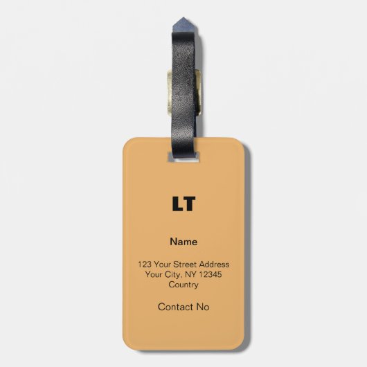 New York: Het Bagagelabel van het verhaal van Hear (Achterkant verticaal)