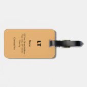 New York: Het Bagagelabel van het verhaal van Hear (Achterkant horizontaal)