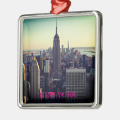 New York – Het Empire State-icoon Metalen Ornament (Links)