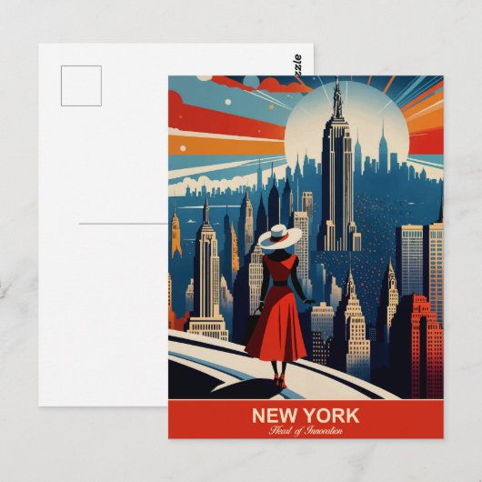 New York: het hart van innovatie Briefkaart (Voorkant / Achterkant)