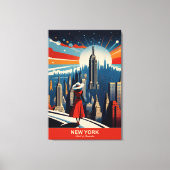 New York: het hart van innovatie Canvas Afdruk (Voorkant)