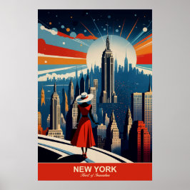 New York: het hart van innovatiereizen Poster