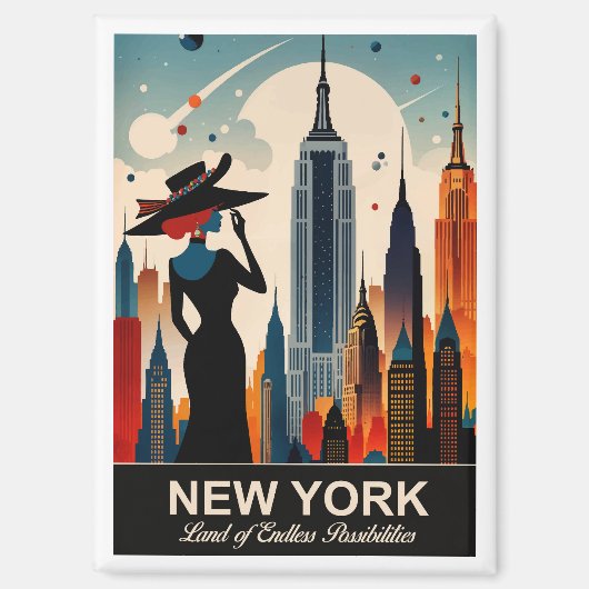 New York: het land van de eindeloze mogelijkheden Magneet (Voorkant)