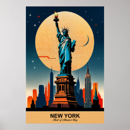 New York: het reisverhaal van Heart of America Poster