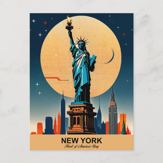 New York: het verhaal van het hart van Amerika Briefkaart (Voorkant)
