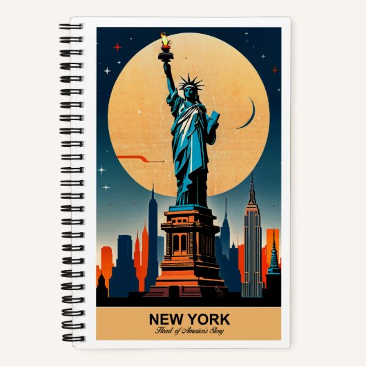 New York: het verhaal van het hart van Amerika Notitieboek (Voorkant)